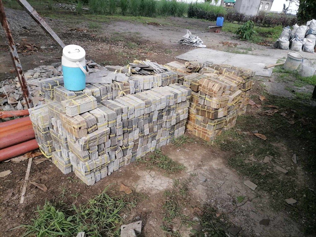 Wall cladding - woodstones slates (Category: Construction & Building Materials) located in Santa Maria. Submitted by rcjoycestonetrading (Listing ID 1317699264, Image 3). Description: Sold per sqm Available sizes in 4x8 and 2x8 inches For wall cladding Natural stones Please dm for inquiry and also please check my profile for more products and materials.