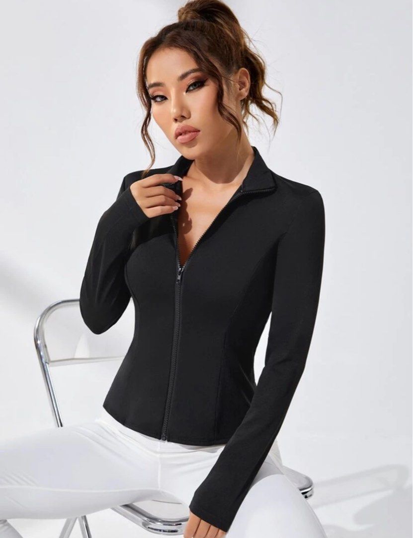 Yoga Basic Zip Up Jacket (Category: Activewear) located in Kuala Lumpur. Submitted by caroussellings (Listing ID 1317587399, Image 1). Description: 100% Brand New .