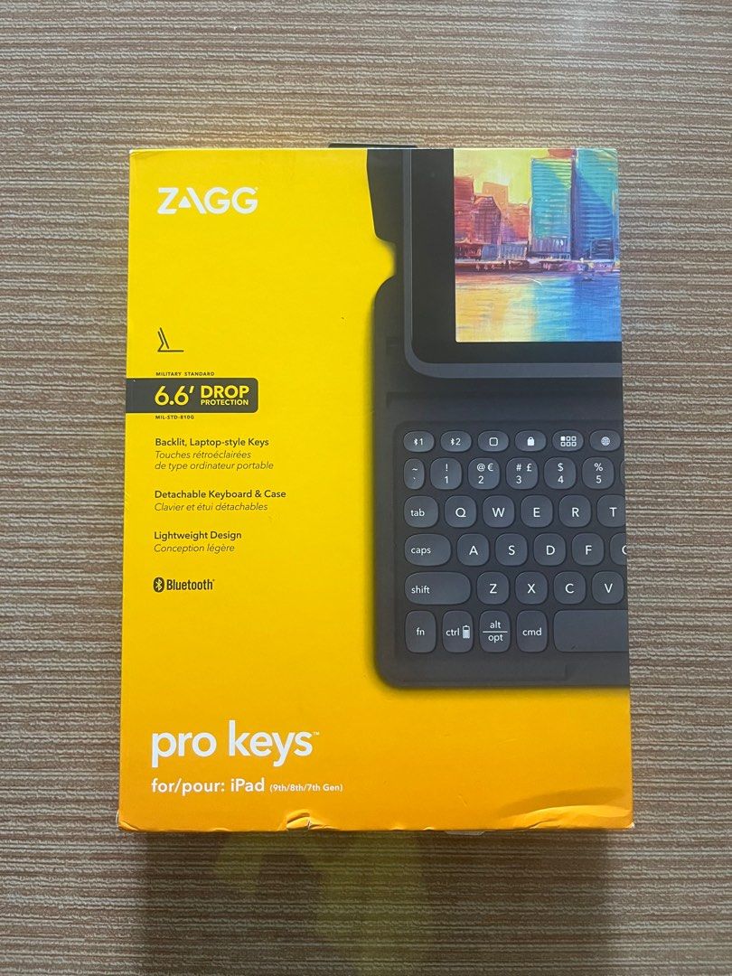 Zagg Pro Keys keyboard case for iPad (Category: Computer Keyboard) located in Pasay City. Submitted by thejunkclosetph (Listing ID 1317541588, Image 1). Description: Preloved Zagg Pro Keys keyboard case For iPad 7th, 8th, 9th Generation All buttons working Issue: Needs to be plugged in always (battery issue) Buyer shoulders shipping/delivery fee.