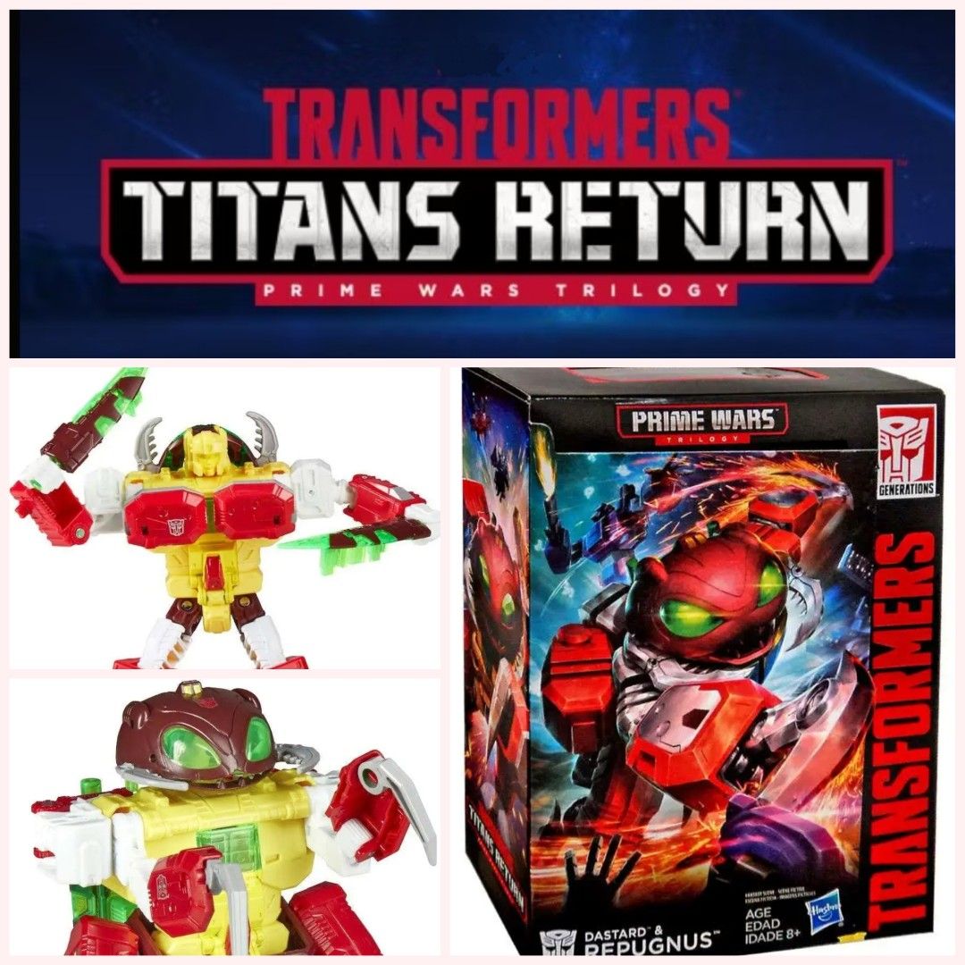 《10AUG24 》 TRANSFORMERS PRIME WARS TRILOGY : TITANS RETURN DASTARD ...