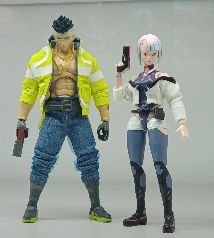 Jada Toys Figura David Da Cyberpunk Edgerunners - 17 Cm, Action Figure Collezione, Testa E Mani Intercambiabili, Giacca In Tessuto, 20+ Articolazioni - 2