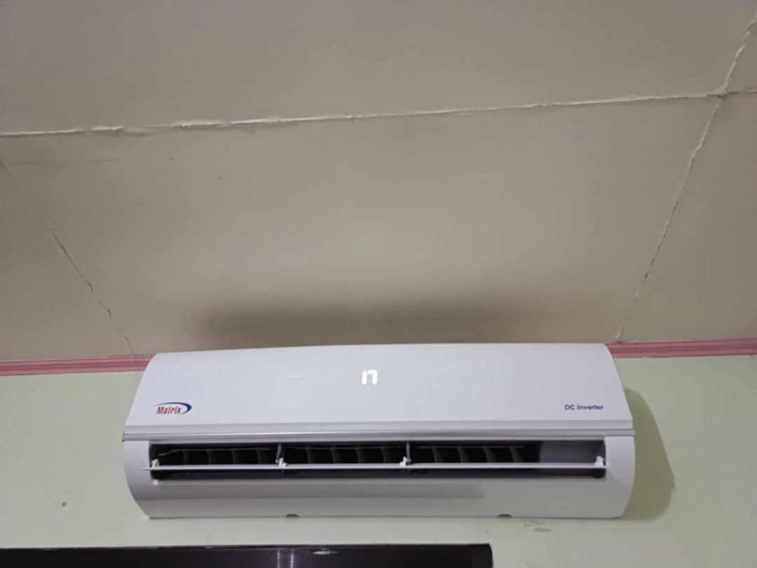 ♨️ MATRIX WALL MOUNTED INVERTER SPLIT TYPE AIRCON WITH FREE INSTALLATION,  TV & Home Appliances, Air Conditioning and Heating on Carousell