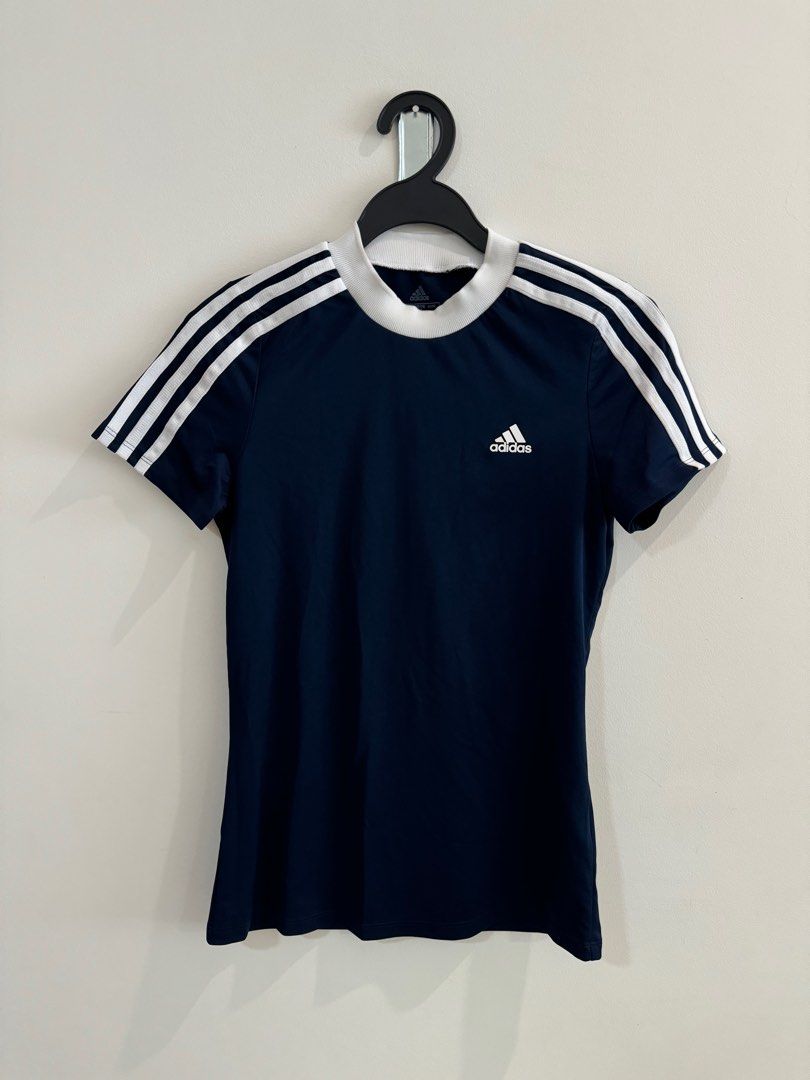 Adidas Golf Mockneck Polo Shirt Women XS