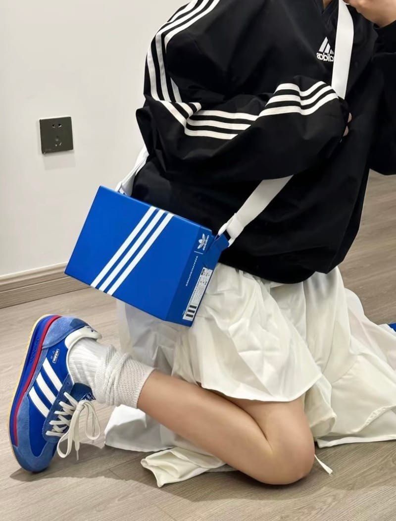 ADIDAS ORIGINALS X KSENIASCHNAIDER SHOEBOX BAG IS0673 BLUE