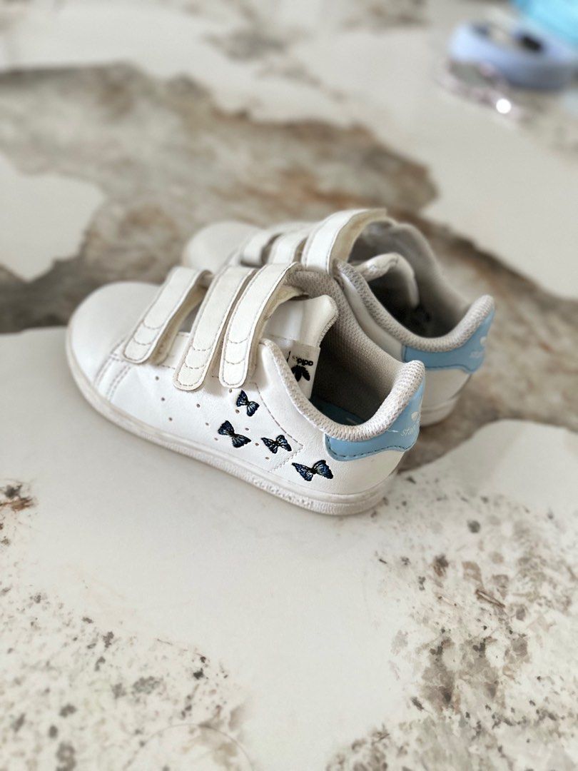 Adidas Stan Smith Baby Girl Blue Babies Kids Babies Kids Fashion on Carousell