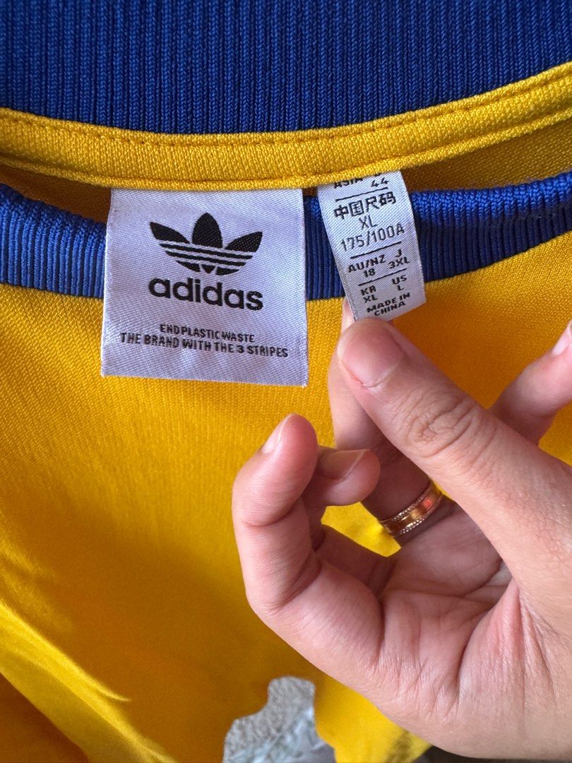 Adidas china t shirt yellow cheap