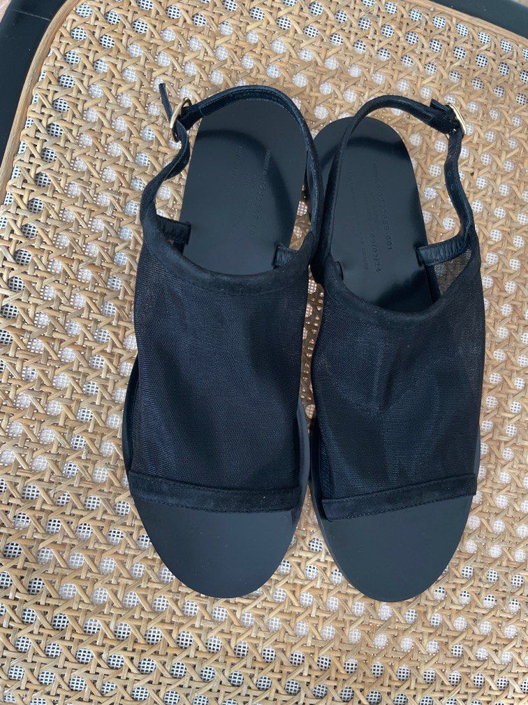 Arket Mesh Sandals Black 37 (Category: Flats & Sandals) located in Manila. Submitted by helloseptembermnl (Listing ID 1319155262, Image 2). Description: Arket Made in Portugal 37 True to Size .