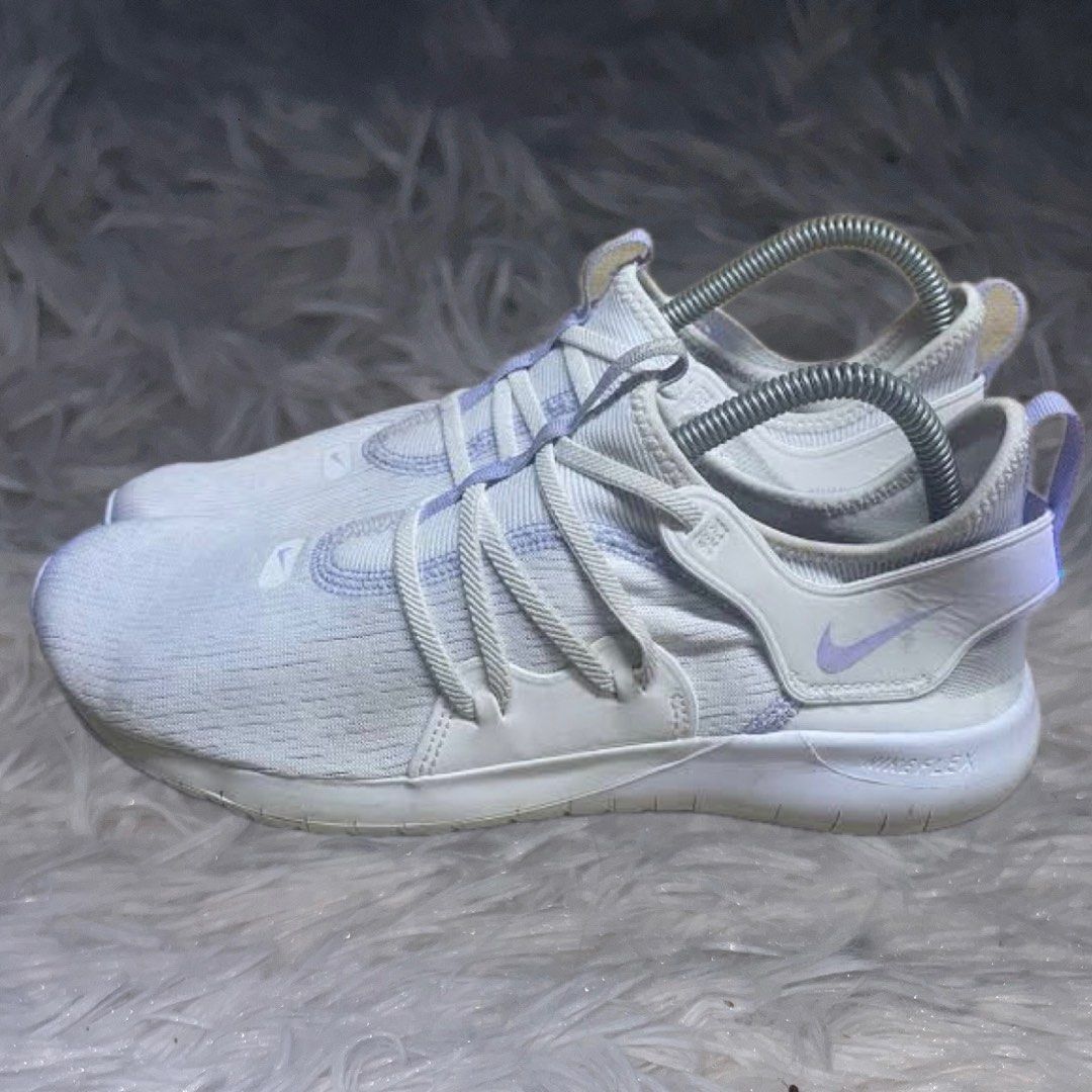 Authentic Nike flex natural motion offset 6.0 2019 white purple Women s Fashion Footwear Sneakers on Carousell