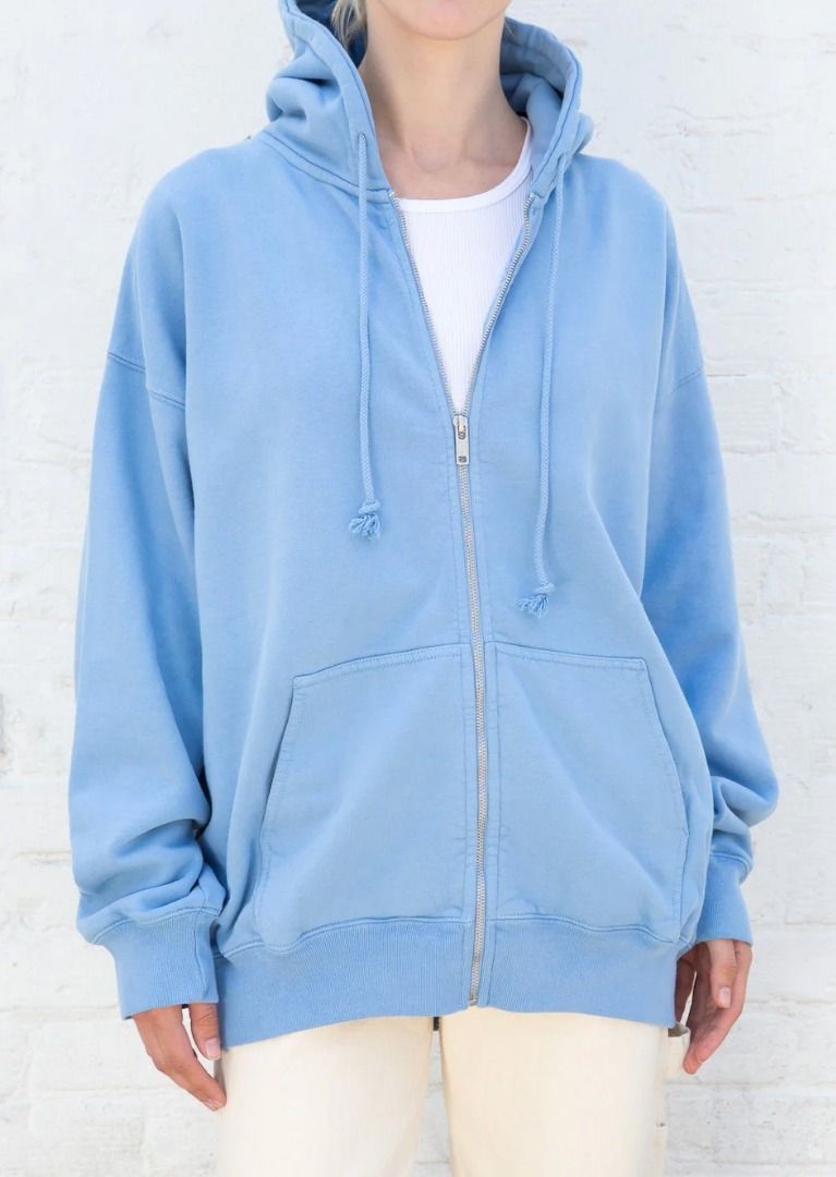 Brandy melville blue hoodie top