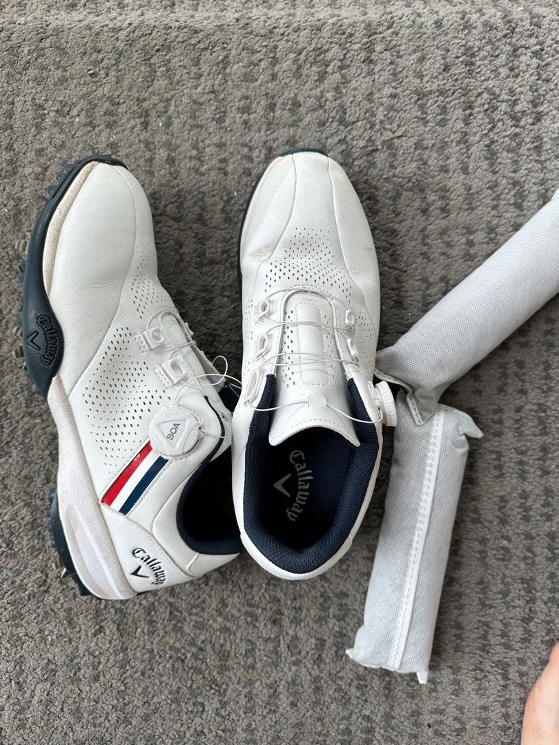 CALLAWAY MENS GOLF SHOE UK Size 7.5 BOA TECH LIKE NEW Sports Equipment Sports Games Golf on Carousell