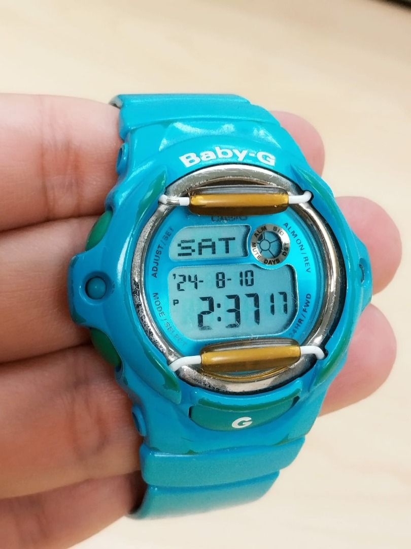Casio Baby G BG 169R 2B Turquoise Tiffany Blue watch Retail Price 139