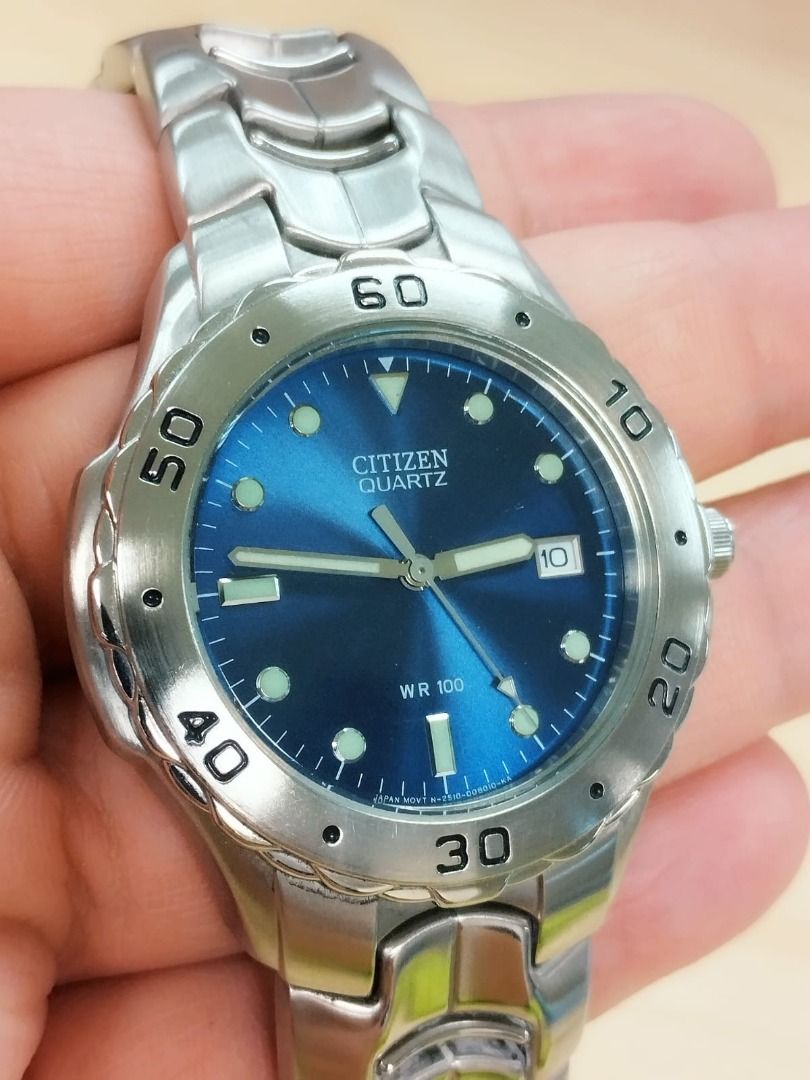 Citizen quartz wr100 watch price clearance
