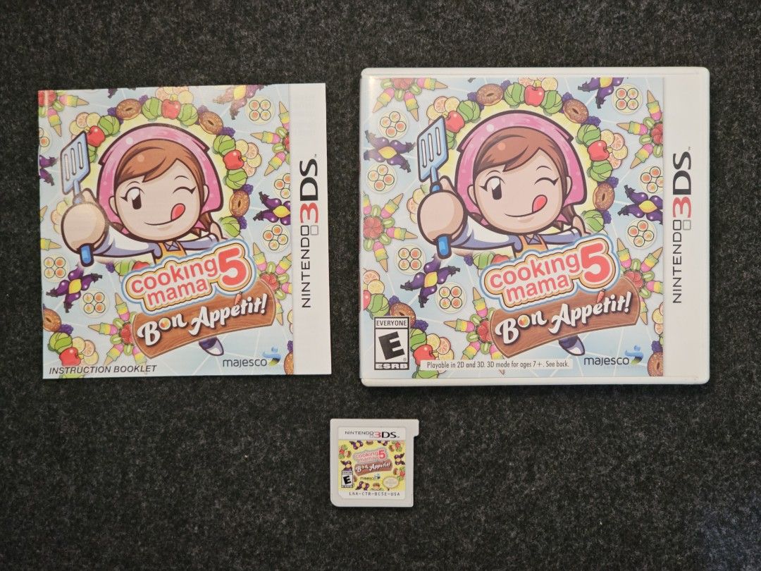 Cooking Mama 5 Bon Appetit (Category: Nintendo) located in Paranaque City. Submitted by john020497 (Listing ID 1319212202, Image 1). Description: Rare game for 3DS. Parañaque area. Delivery via Lalamove/Grab..