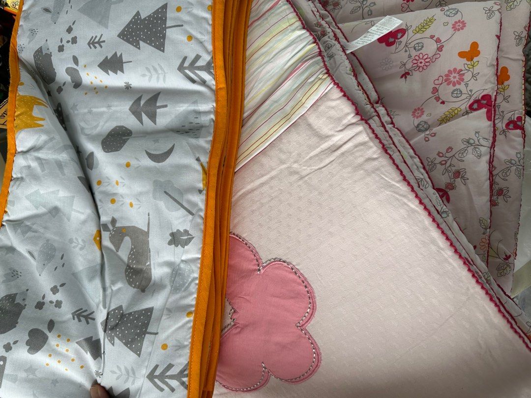 Crib Bumper Guard (Category: Cots & Cribs) located in Las Pinas. Submitted by momma_on_a_hunt_ph (Listing ID 1319164053, Image 1). Description: Preloved 350php each 1000php for 3pcs.