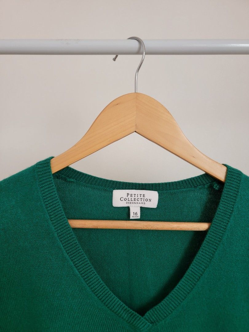 Debenhams Green Cashmere Pullovers Women s Fashion Tops Longsleeves on Carousell