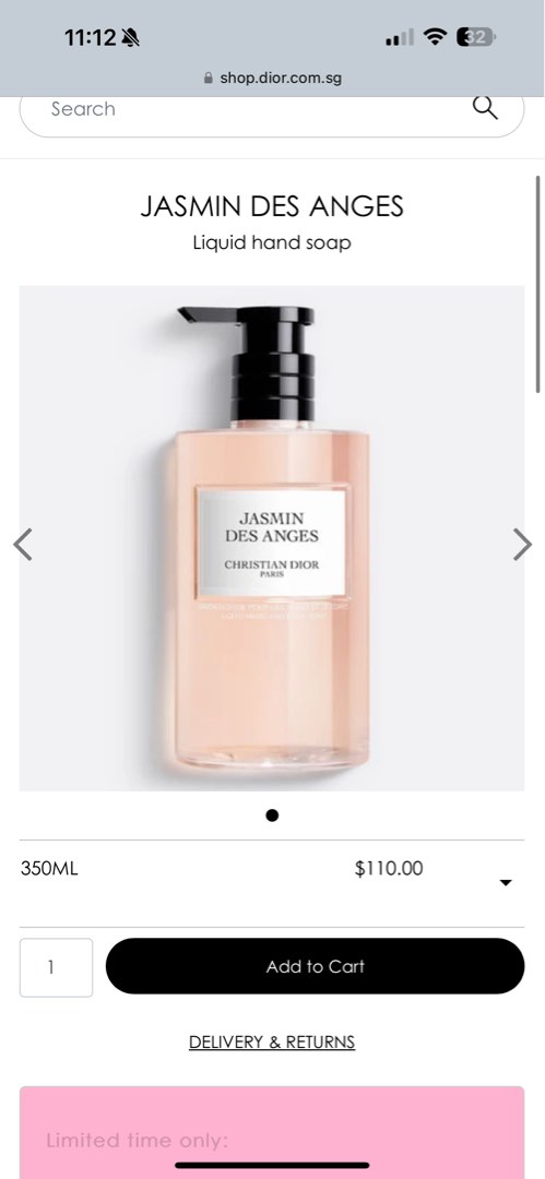 Dior Body Soap Jasmin Des Anges, Beauty Personal Care, Bath