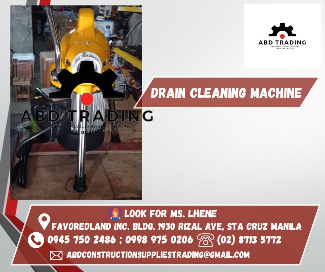 DRAIN CLEANING MACHINE, Commercial & Industrial, Construction Tools ...