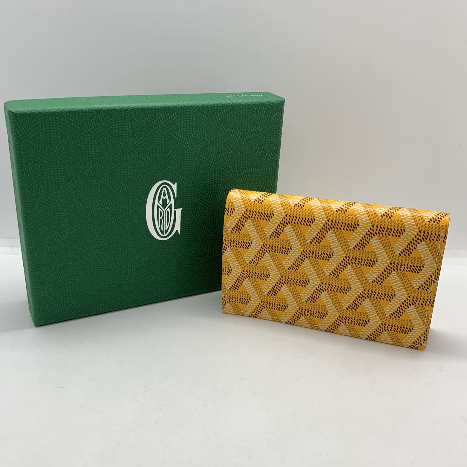 GOYARD SAINT PIERRE YELLOW CARD WALLET 247036227 GI