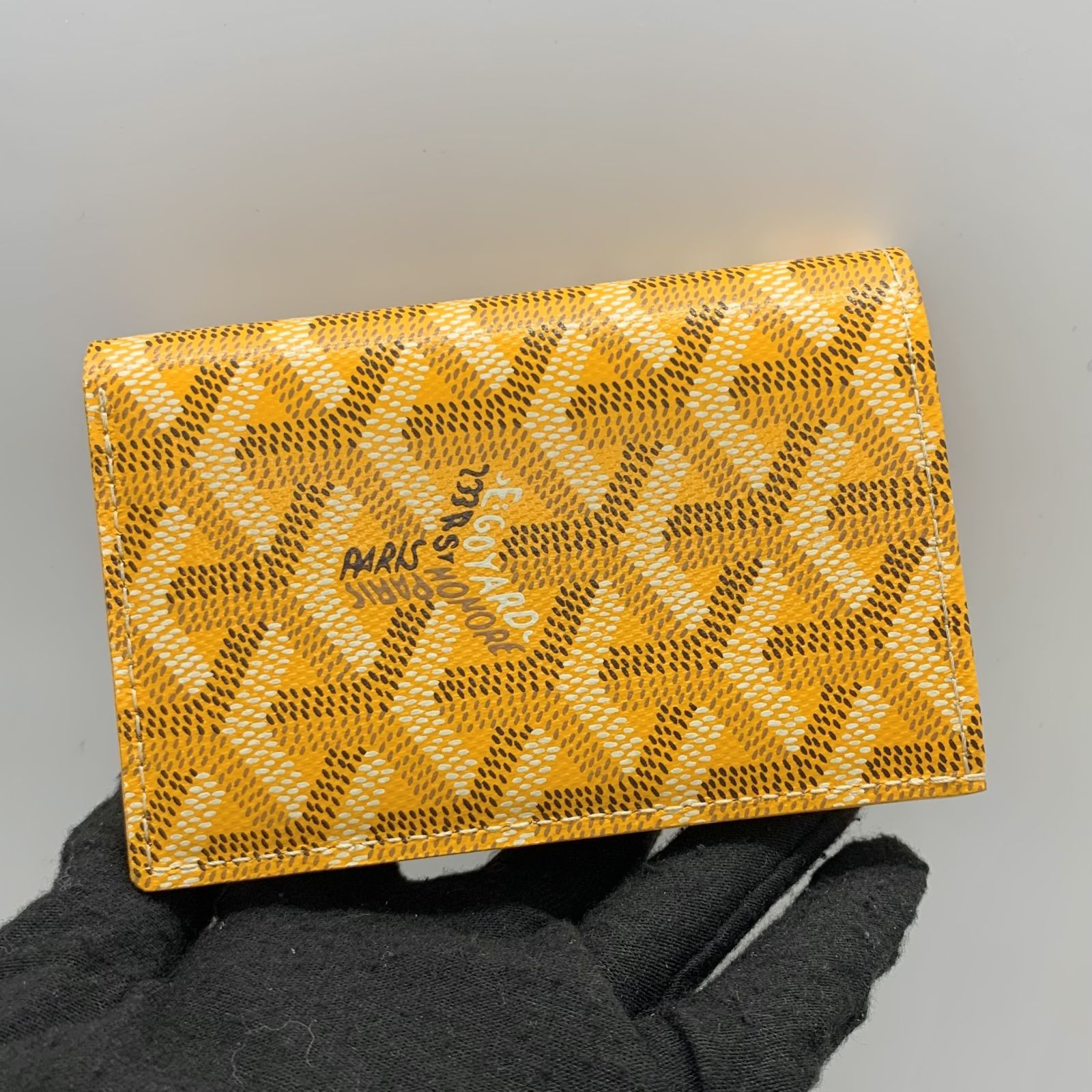 Goyard card holder yellow outlet