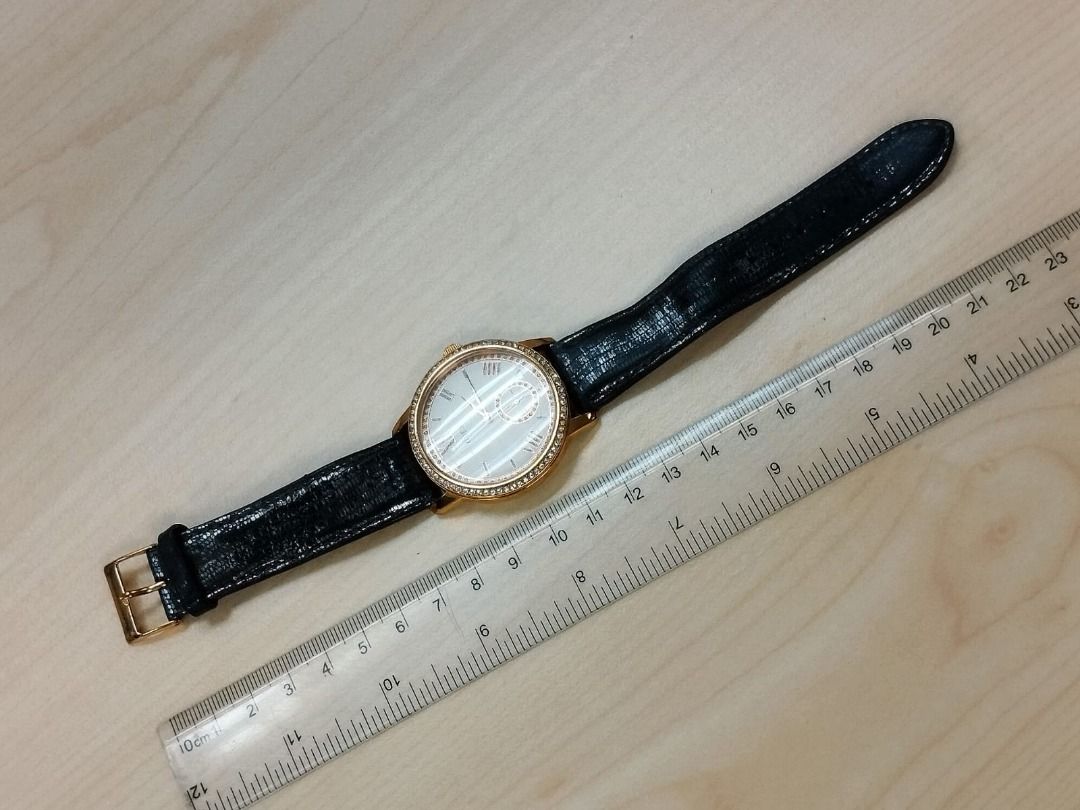Guess Gramercy Quartz Crystal White Dial Rose Gold Bezel Watch Retail 249