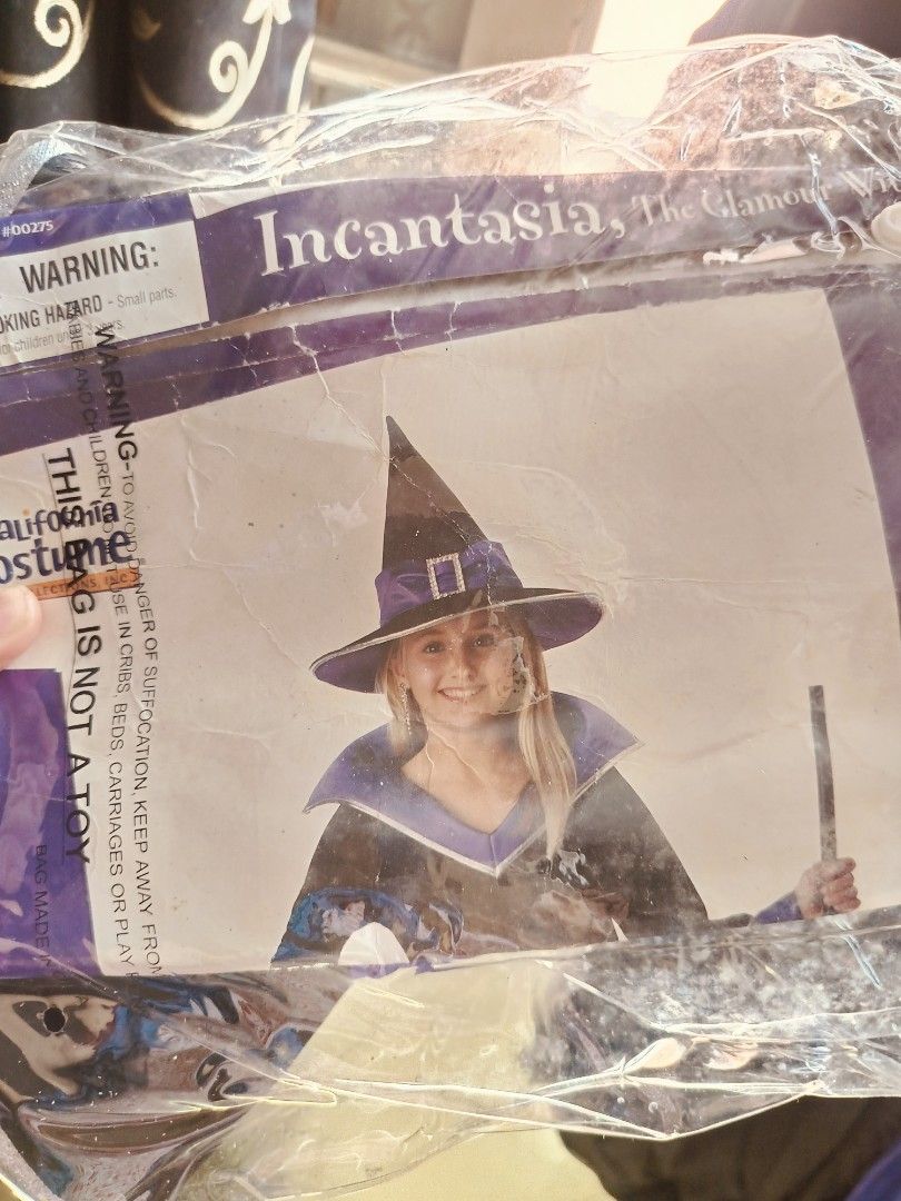 Halloween Costume (Category: Babies & Kids Fashion) located in Davao. Submitted by clecle1 (Listing ID 1319158513, Image 2). Description: Halloween Costume Black and Gold with hat- 4-6 yo Black and Violet with hat- 10-12 yo depending on child's built 300 each +sf.