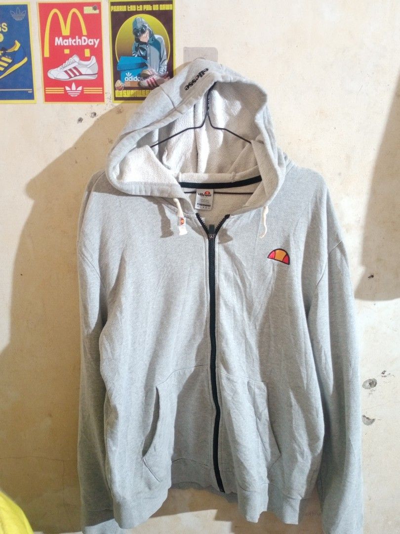Hoodie Ellesse Original Second Fesyen Pria Pakaian Atasan di Carousell
