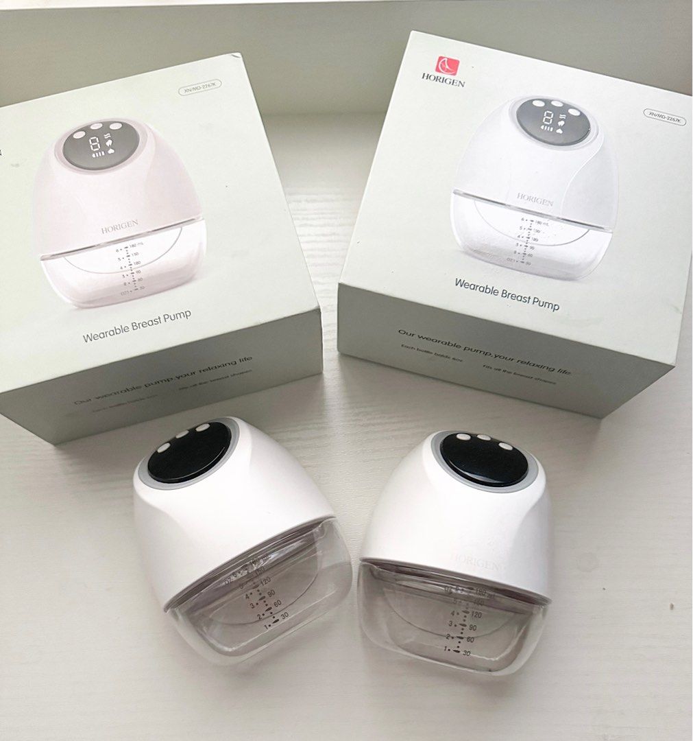 Horigen Polaris Wearable Breast Pump (Category: Breastfeeding & Bottle Feeding) located in Binan City. Submitted by lovekcollection (Listing ID 1319260342, Image 1). Description: Original Price Php3,000 each No Issues Complete Inclusions RFS: Low milk supply.
