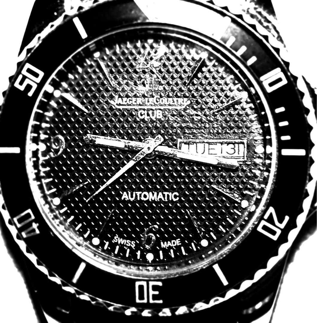#Jaeger LeCoultre #Luxury Watch #Swiss Made Automatic (Category: Luxury Watches) located in Taguig. Submitted by richyounghandsome (Listing ID 1319323983, Image 2). Description: This Jaeger LeCoultre Swiss watch boasts a stunning silvery case with a beautiful rotating crown and round black dial that features classic hour markers as indices. The 42mm case houses a reliable automatic movement with 25 jewels, ensuring accurate timekeeping that will 