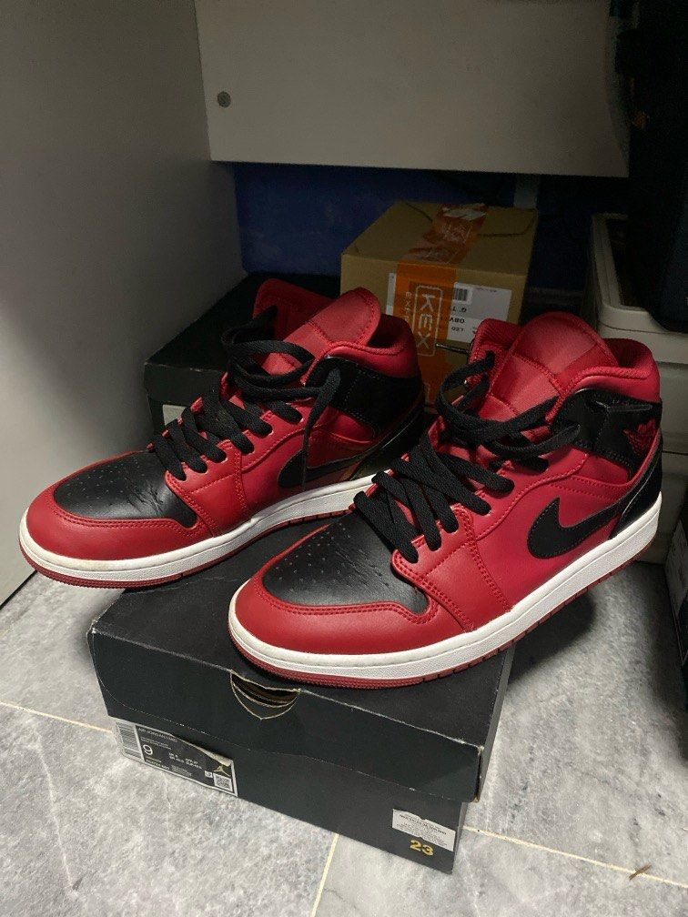 Jordan aj1 mid Men s Fashion Footwear Sneakers on Carousell