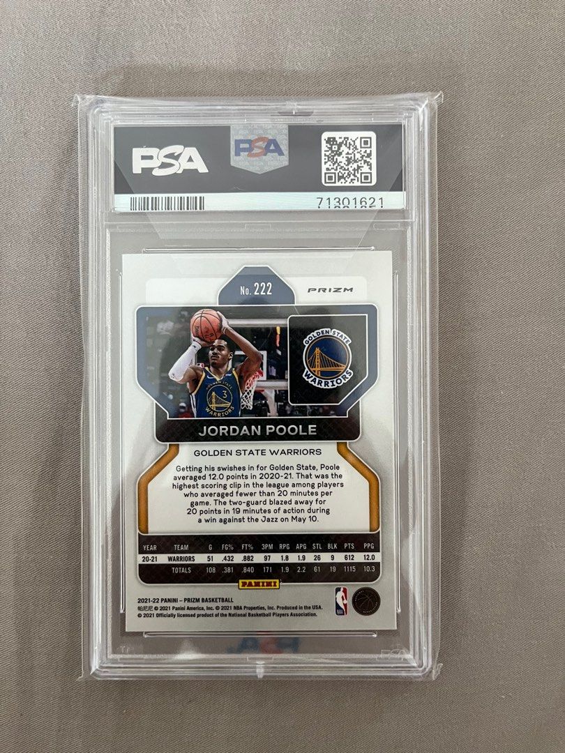 その他 2021 Prizm Silver Jordan Poole PSA 10 2021 Prizm Silver Jordan Poole PSA 10