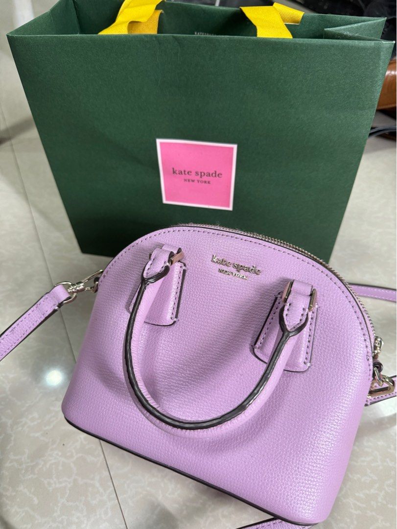 Kate Spade micro bag (Category: Luxury Bags & Wallets) located in Manila. Submitted by southbabe (Listing ID 1319203767, Image 1). Description: Decluttering! Very cute. Maganda may tag pa included. With paperbag Decluttering. Price posted is firm. Low ballers will not be entertained. Thanks. ✨Photos uploaded are actual photos. ✨All sales are final. no return, no exchange. No refunds. ✨shipping fee c/o buyer.