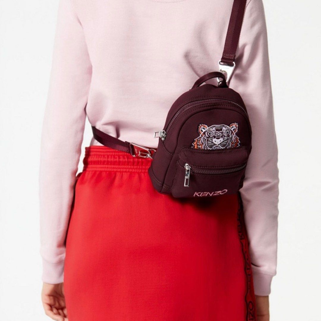 Kenzo Mini Tiger Backpack Women s Fashion Bags Wallets Backpacks on Carousell