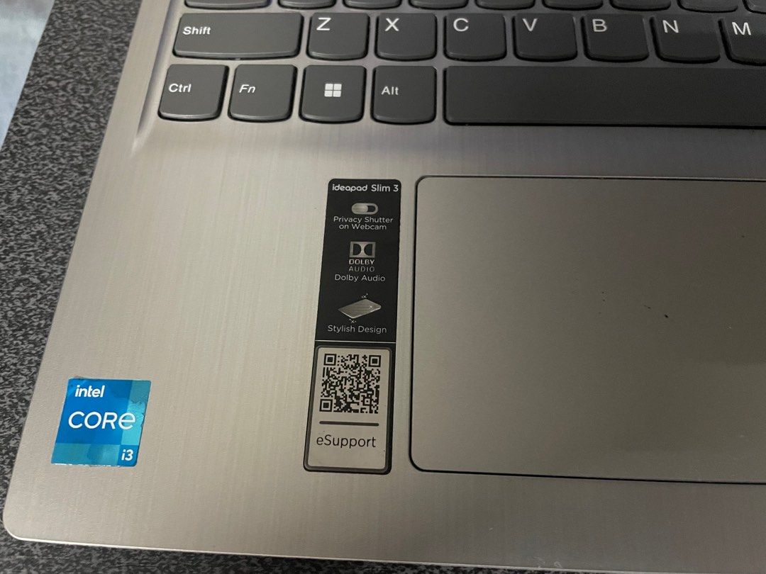 Lenovo Idealpad Slim 3 Core i3 (Category: Laptops & Notebooks) located in Quezon City. Submitted by murpeno (Listing ID 1319260091, Image 2). Description: 15.6 inches display Has signs of use. No operating issues. RFS: Upgrade.