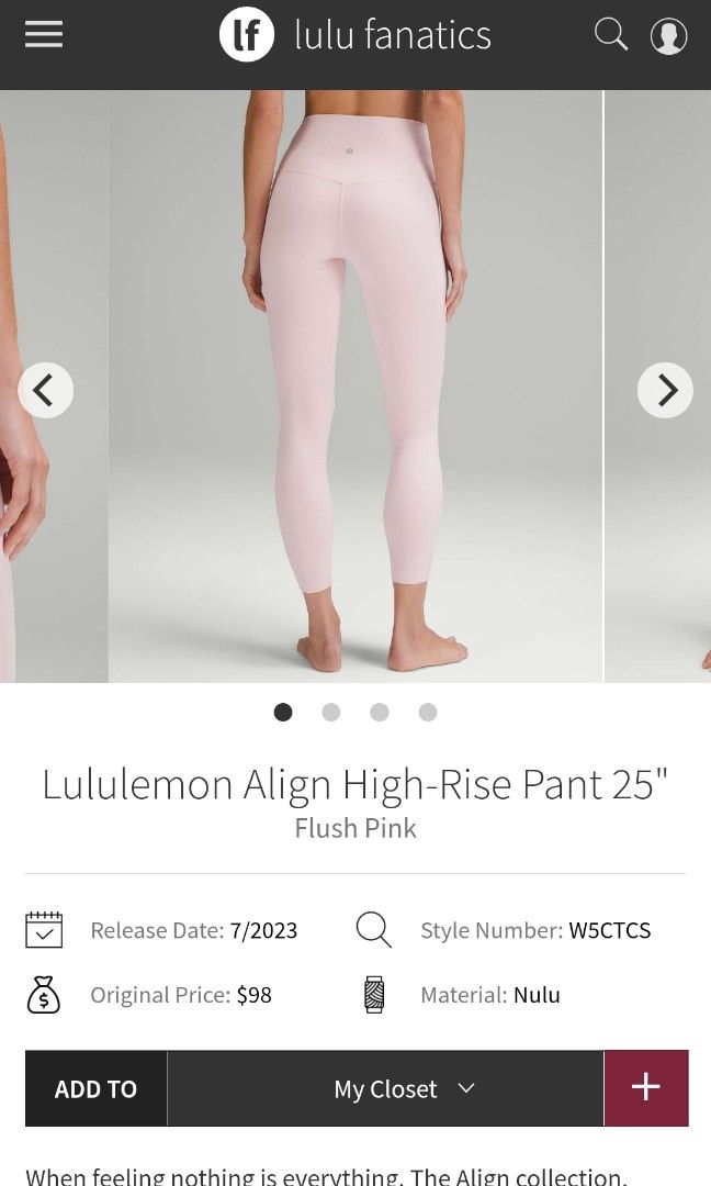 Lululemon leggings price shop