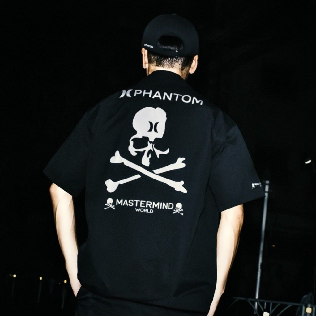 Mastermind x Hurley Phantom Woven Shirt, 男裝, 上身及套裝