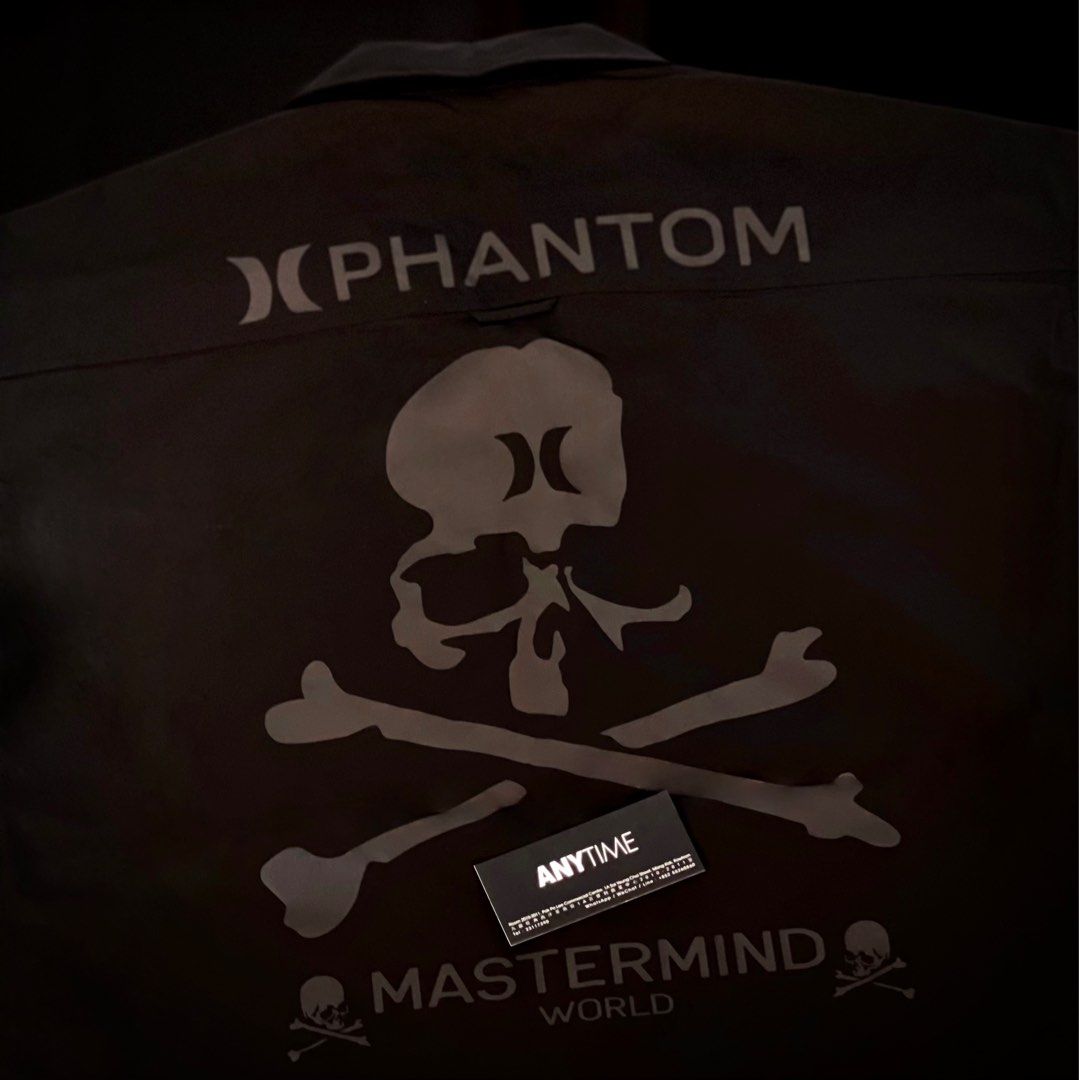 トップス HURLEY MASTERMIND PHANTOM WOVEN SHIRT Hurley Japan X Mastermind Phantom Woven Shirt Black