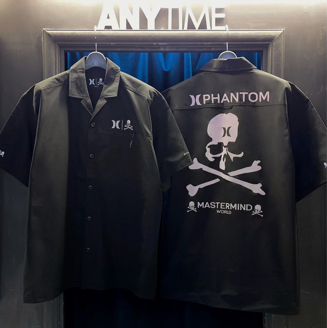 トップス HURLEY MASTERMIND PHANTOM WOVEN SHIRT Hurley × MASTERMIND PHANTOM WOVEN SHIRT
