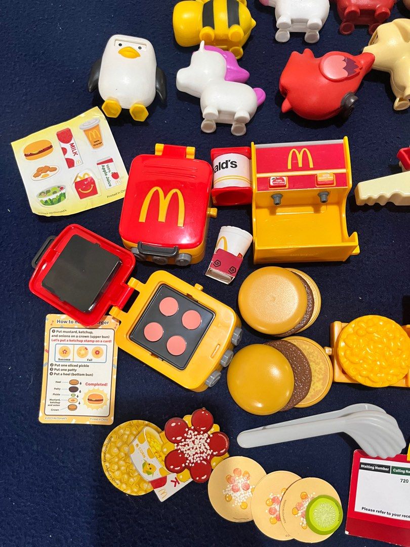 Mcdonalds Happy Meal Toys Bundle (Category: Kids Toys) located in Caloocan City. Submitted by snapshop_ph (Listing ID 1319203819, Image 2). Description: 💟 sold as set 💟 happy meal toys collectible 💟 WYSIWYG 💟 Php550 💟 you may check our fb page for updates ☺️ type "ShopBox" 💟 First to pay policy,paid means sold (regardless if mine/offer) 💟 All items crossposted 💟 Lalamove or Flash delivery 💟 Gcash, Bdo, Metrobank 💟 North Caloocan area.