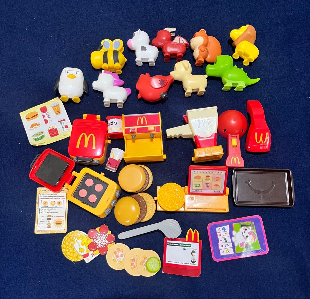 Mcdonalds Happy Meal Toys Bundle (Category: Kids Toys) located in Caloocan City. Submitted by snapshop_ph (Listing ID 1319203819, Image 1). Description: 💟 sold as set 💟 happy meal toys collectible 💟 WYSIWYG 💟 Php550 💟 you may check our fb page for updates ☺️ type "ShopBox" 💟 First to pay policy,paid means sold (regardless if mine/offer) 💟 All items crossposted 💟 Lalamove or Flash delivery 💟 Gcash, Bdo, Metrobank 💟 North Caloocan area.