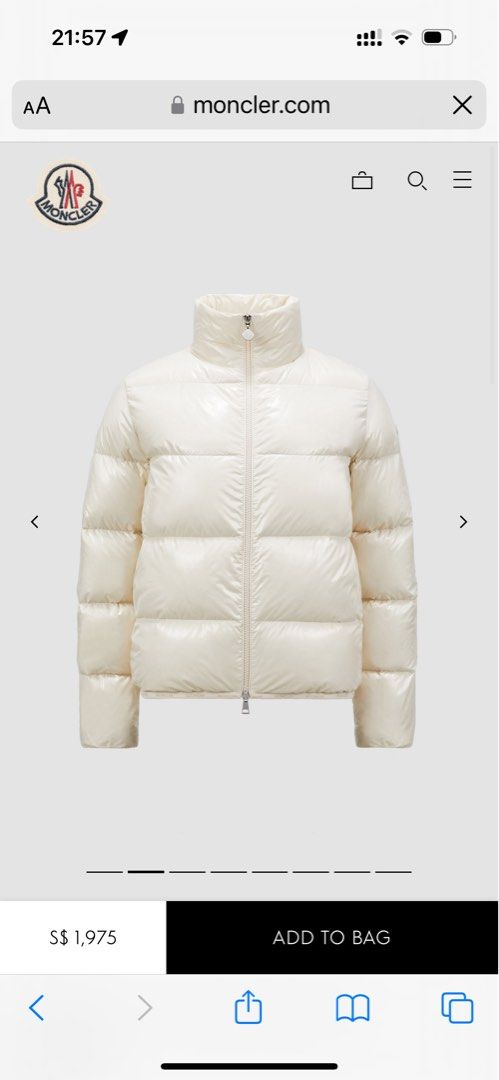 Moncler Abbadia Jacket Size 1 Women s Fashion Coats Jackets and Outerwear on Carousell