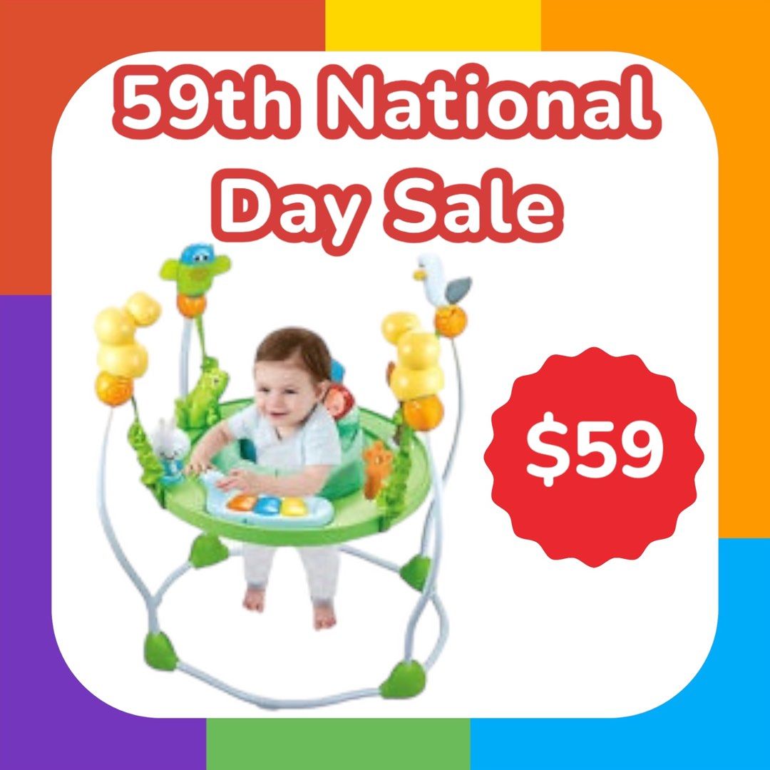 New 59 SALE Baby jumperoo jumper Babies Kids Infant Playtime on Carousell