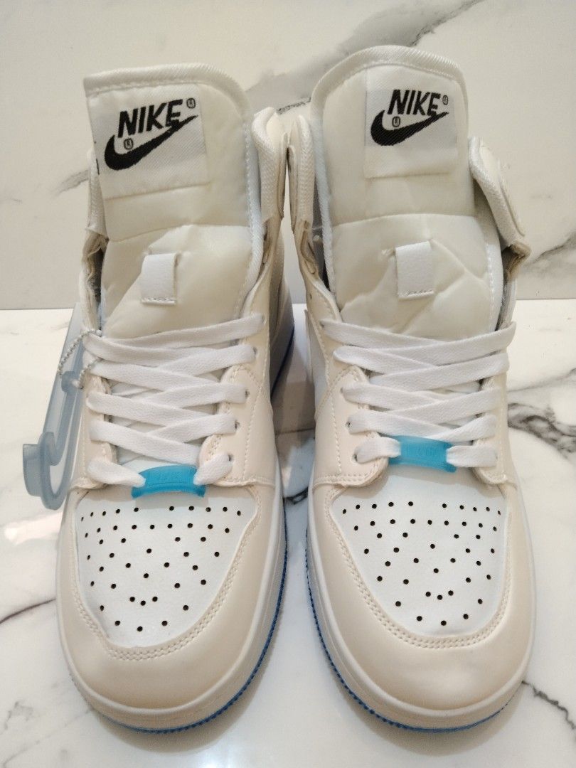 Nike Air Jordan 1 UV Reactive Swoosh Changing, Fesyen Pria, Sepatu ,  Sneakers di Carousell