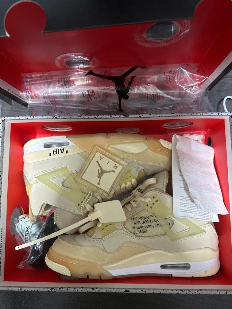 jordan 4 retro off white