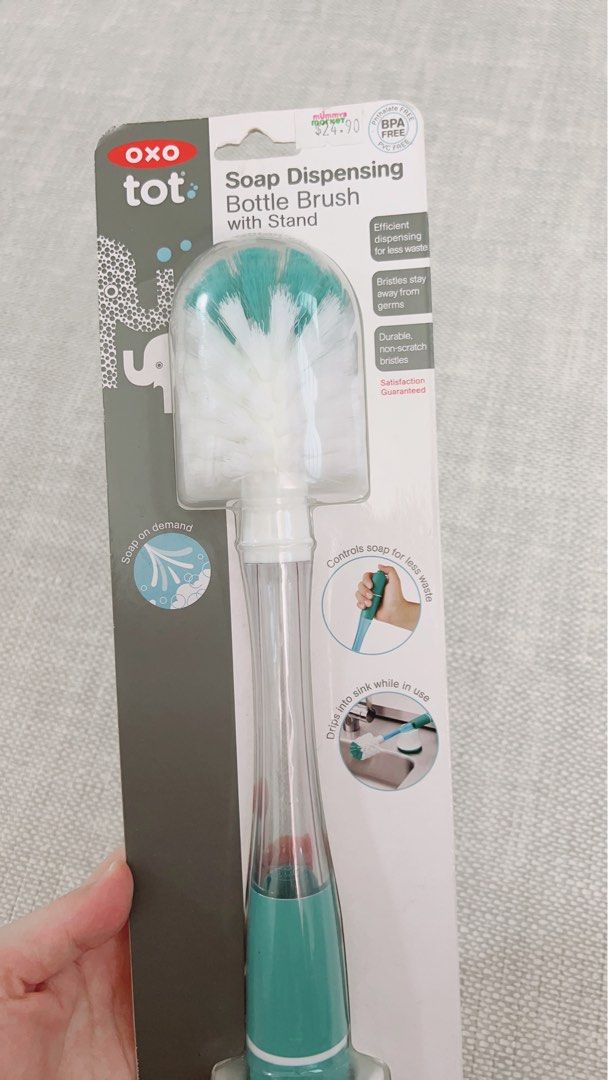 Oxo tot soap dispensing bottle brush 2025