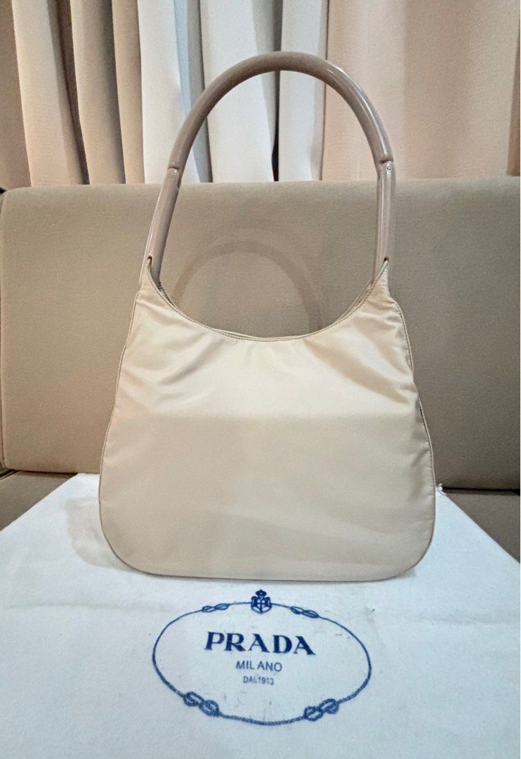 Prada Nylon Loop Shoulder Bag (Category: Luxury Bags & Wallets) located in Paranaque City. Submitted by katlouieleandicho (Listing ID 1319182646, Image 3). Description: 💯Authentic Made in Italy 10/10 condition.