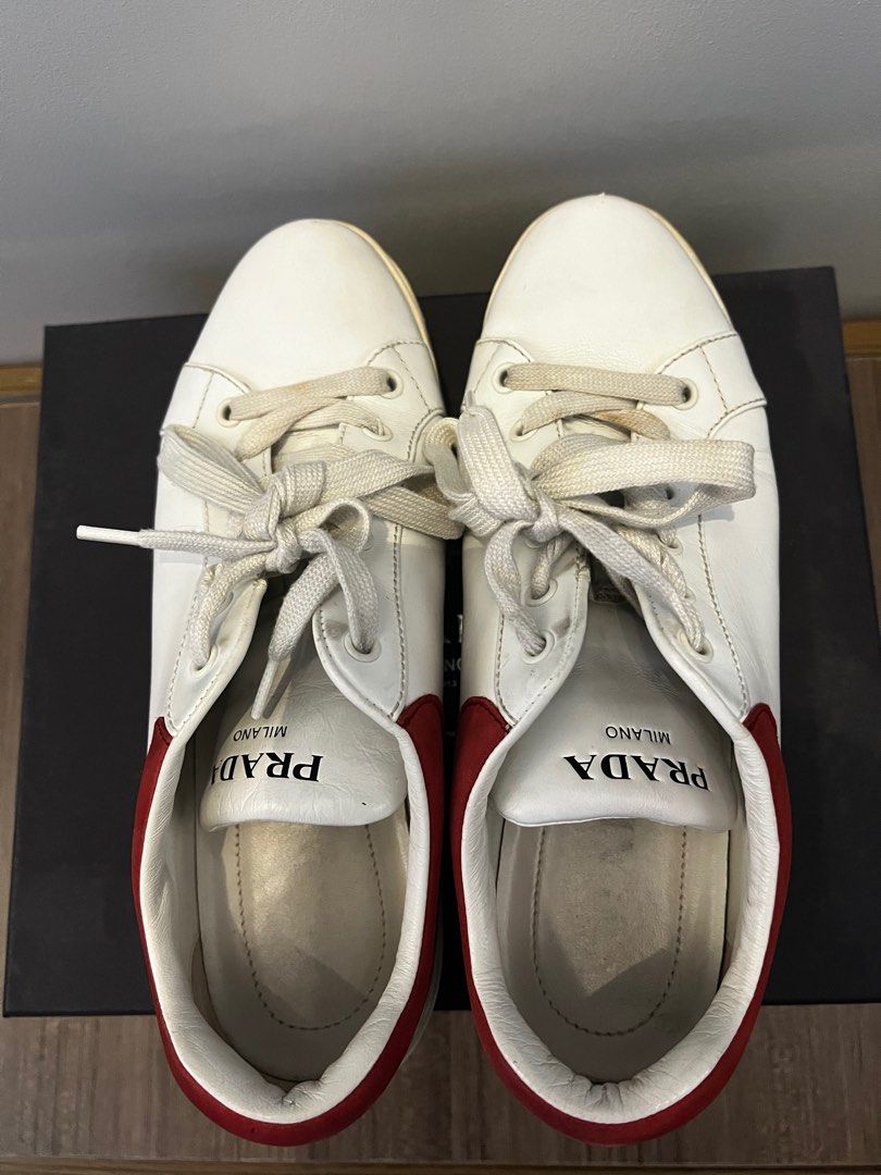 Authentic Prada Sneakers Women s Fashion Footwear Sneakers on Carousell