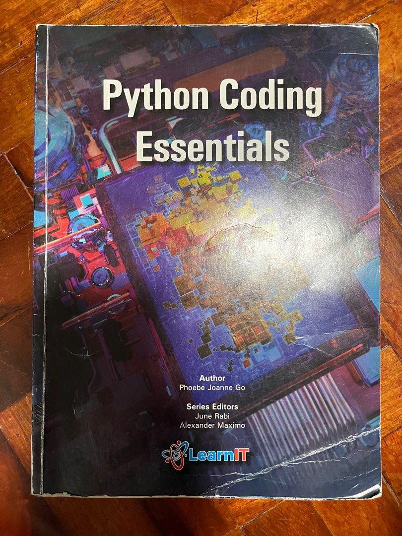 Python coding essentials (Category: Storybooks) located in Manila. Submitted by mislaz (Listing ID 1319147760, Image 1). Description: .