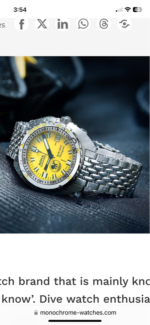 Rare Doxa SUB 300T Diving Star Poseidon not Seiko Tudor Omega Luxury Watches on Carousell