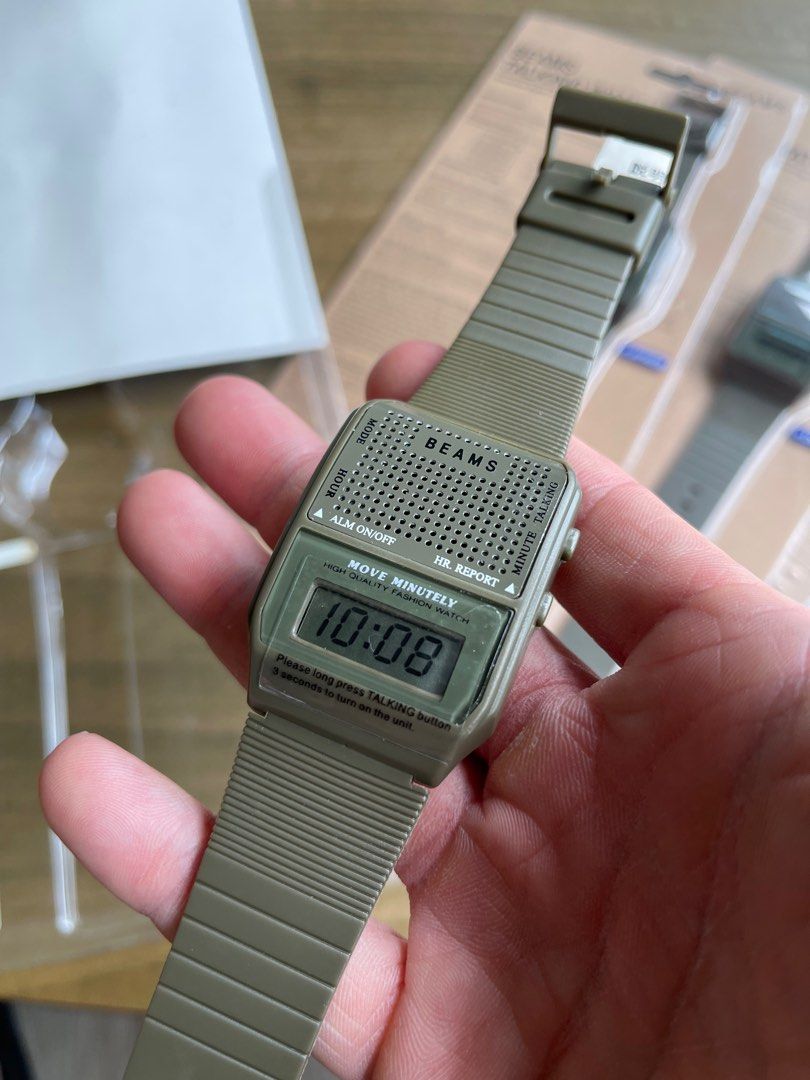 BEAMS TALKING WATCH たらし ベージュ