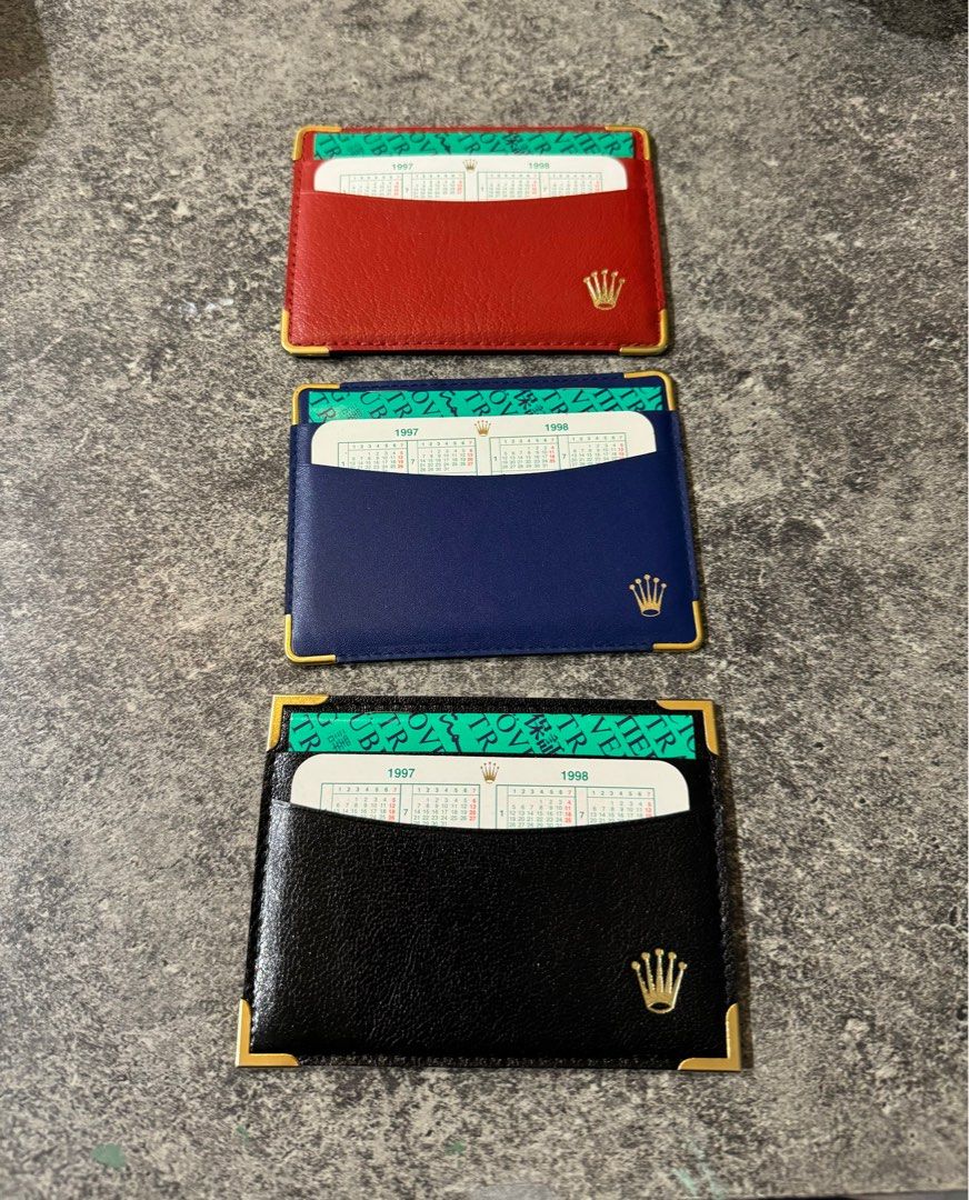 Rolex card holder on sale